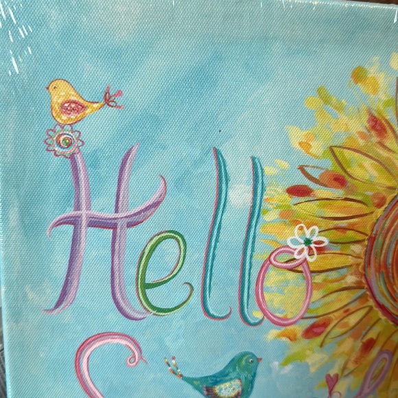 Hello Sunshine Canvas NWT - Picture 6 of 7